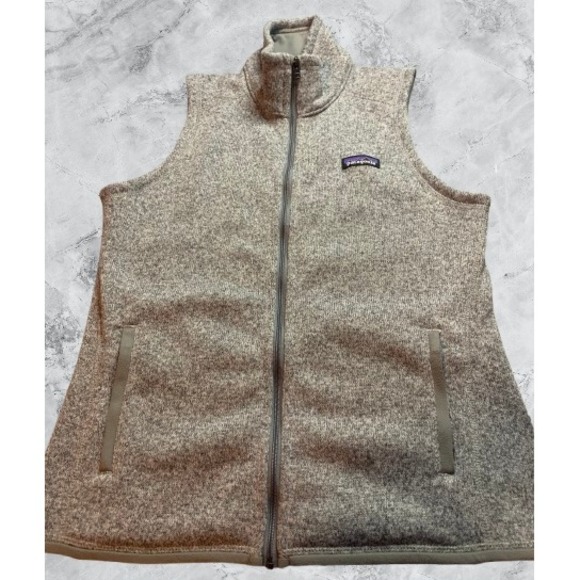Patagonia Jackets & Blazers - Patagonia Women's Fleece Vest Size Medium Heathered Gray Zip Up Pockets
